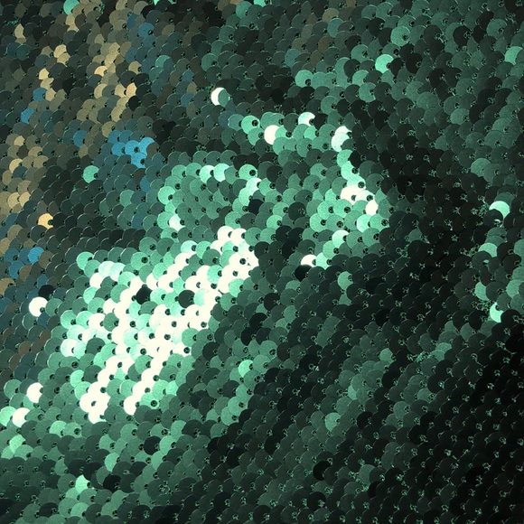 Green sequin club tank top - Picture 2 of 5